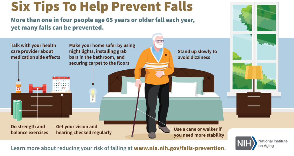 Six Tips to Prevent Falls