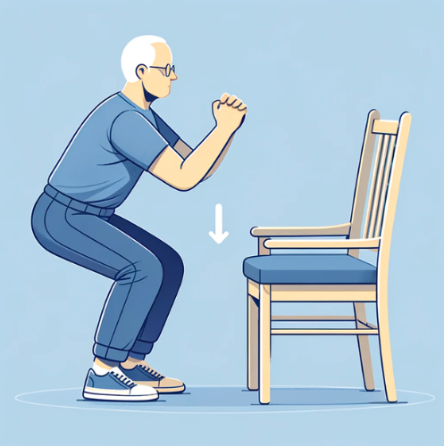 CHAIR SQUATS